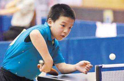 在乒乓球赛 在乒乓球赛